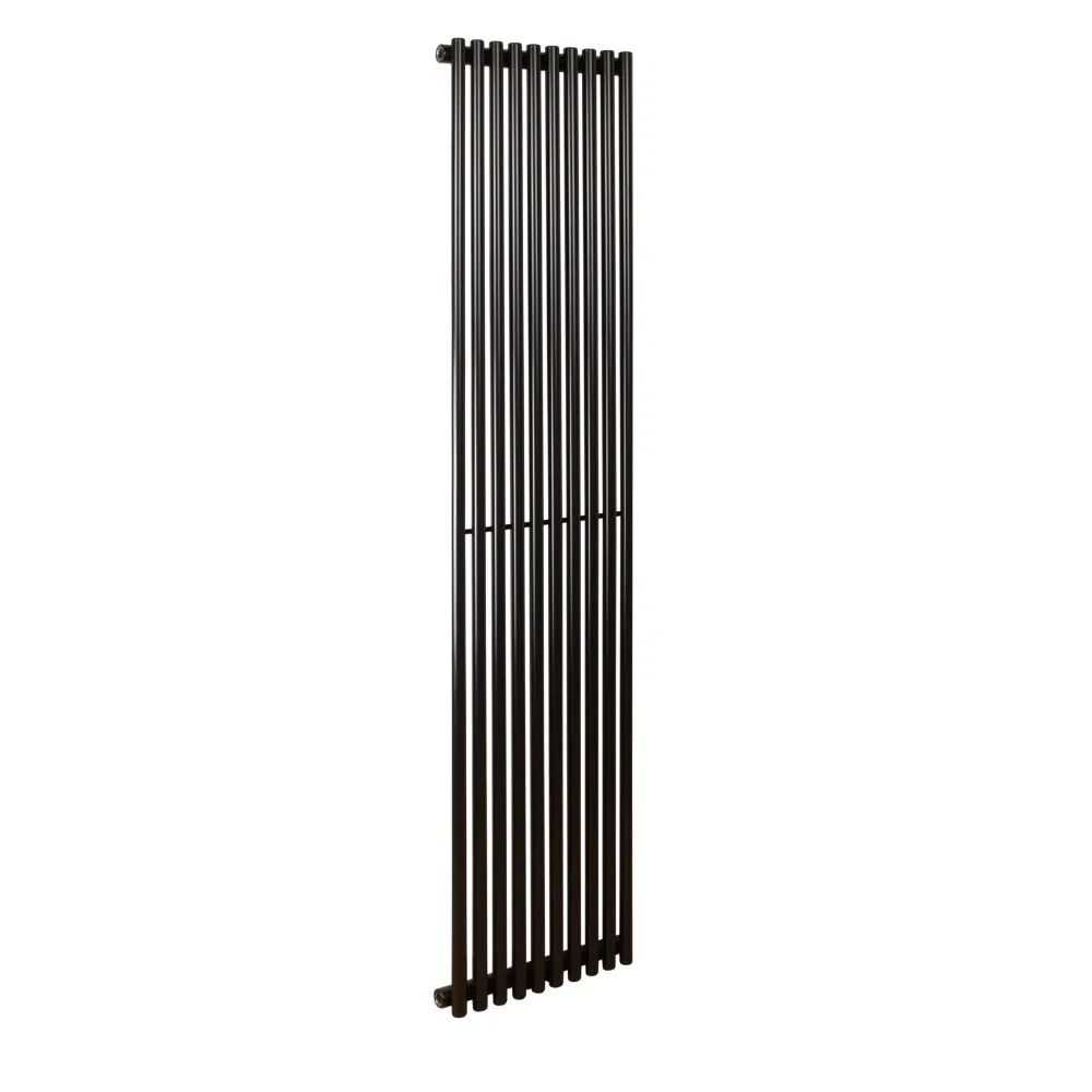 Трубчатый радиатор Betatherm вертикальный Praktikum 1 1800x387 (Черный RAL9005М, подк. №99) Фото - 1